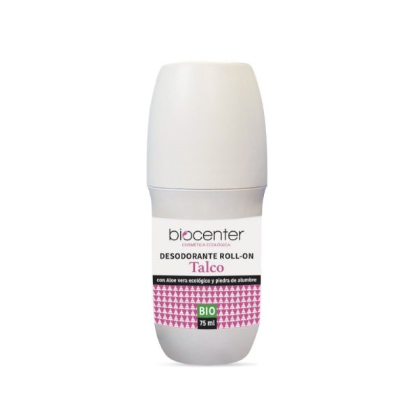 Biocenter Desodorante Natural Roll on Eco Vegano Talco 75ml